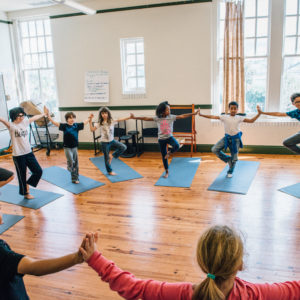 yoga for kids in classroom
