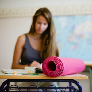 back to school yoga poster photo