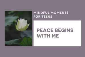 mindful moments for teens poster