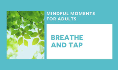 mindful moments with adults poster